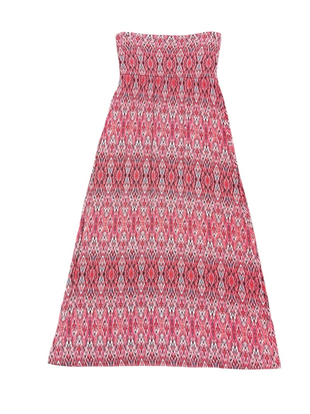 Cynthia Rowley Pink Patterned stretchy Maxi Skirt size medium
